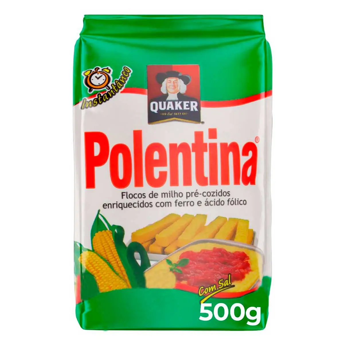 Flocos de Milho Pré-Cozido Quaker Polentina 500g