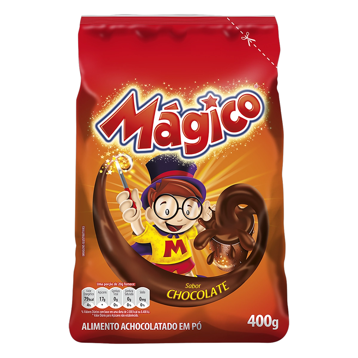 Achocolatado Pó Mágico Pacote 400g