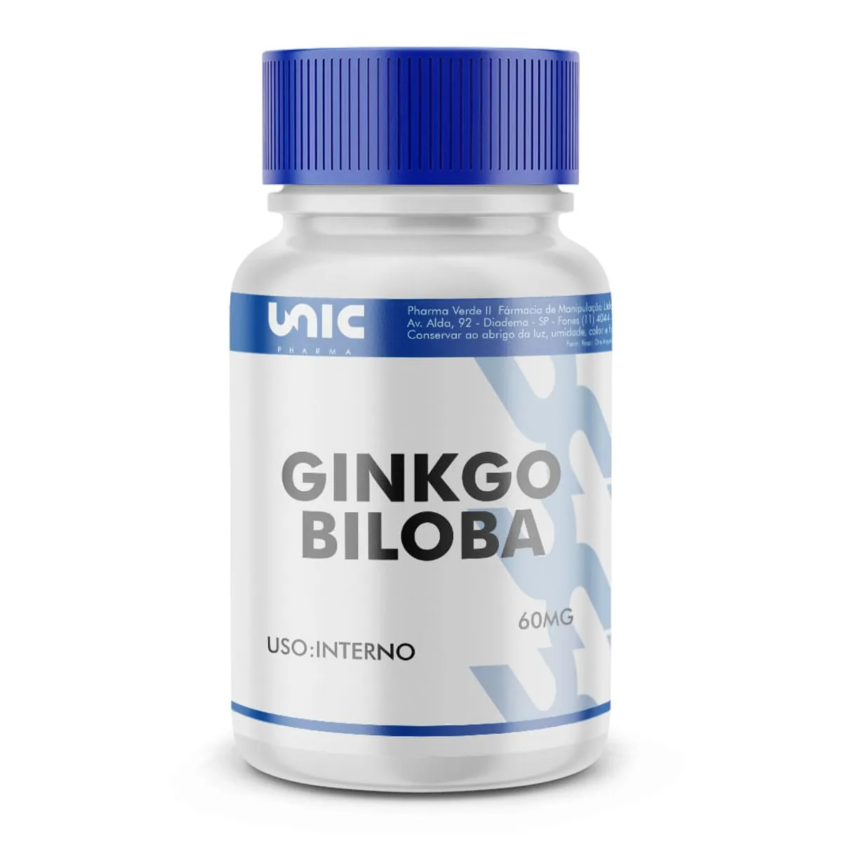 Ginkgo biloba 60mg 120 Cápsulas