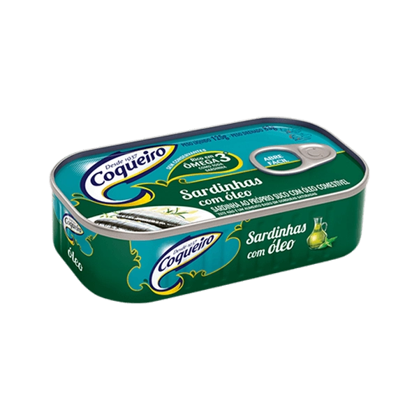 Sardinha Coqueiro Oleo Pedaco