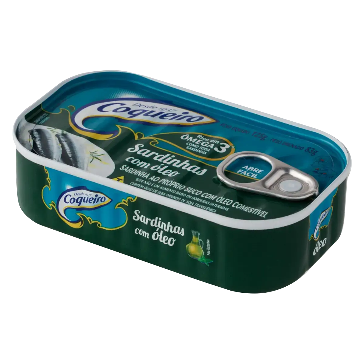 Sardinha Com óleo Coqueiro Lata 83g
