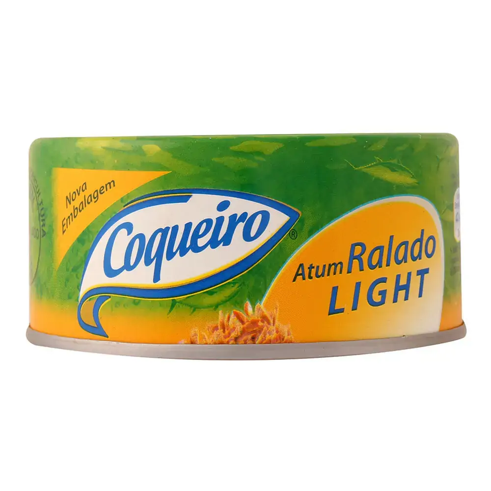 Atum Ralado Ao Natural Coqueiro Lata 120g