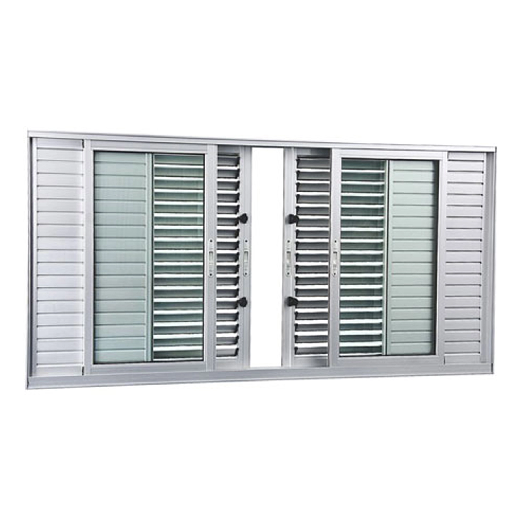 Janela de Alumínio Veneziana 6 Folhas 120x200cm Eterna Gravia Branca