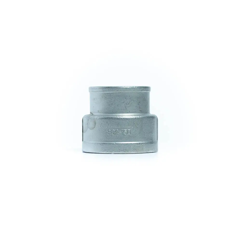 Aci-12a Luva De Redução Aço Inox 316 Rosca Bsp Ø3/4 X 1/8