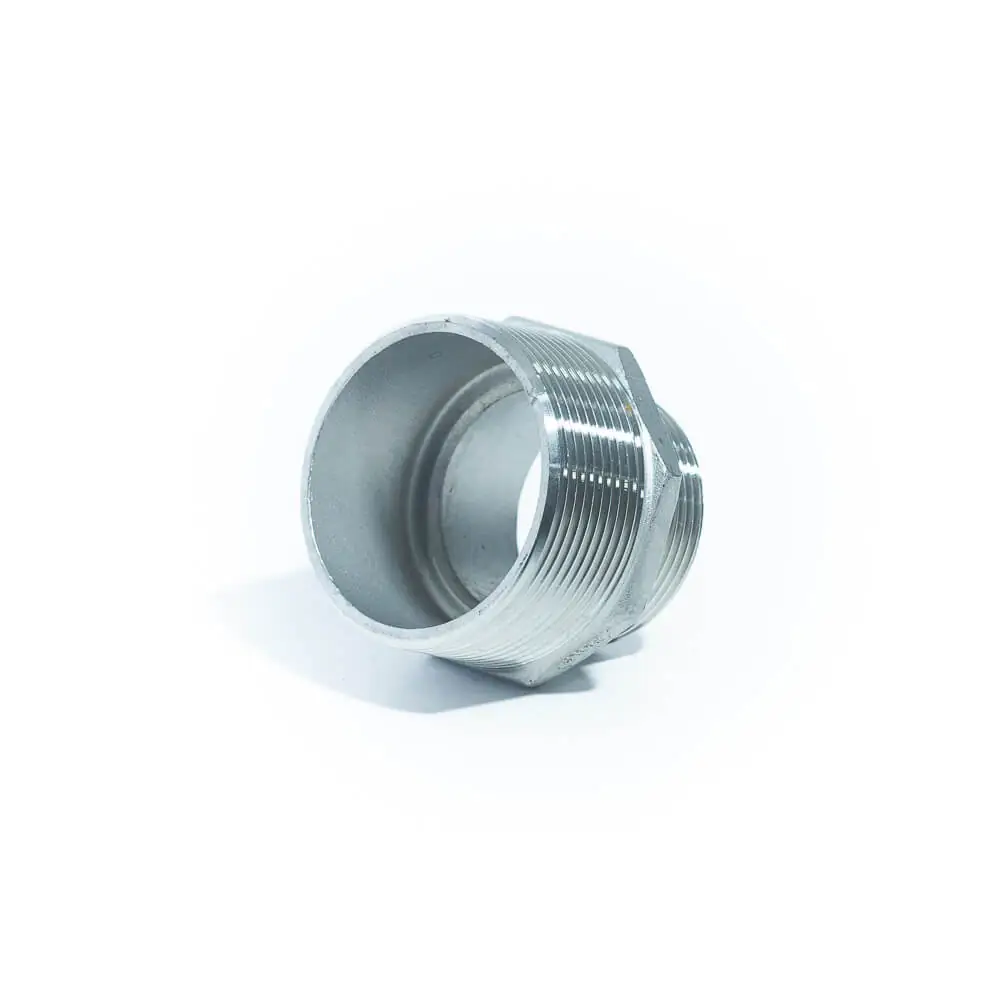 Aci-7a Niple De Redução Aço Inox 316 Rosca Bsp Selecione O Diametro:1.1/2 X 3/4