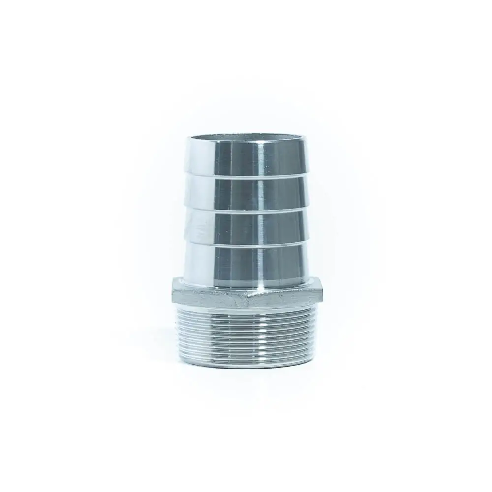 Aci-7d Espigão Macho Sextavado Aço Inox 304 Rosca Bsp Ø1 X 27mm