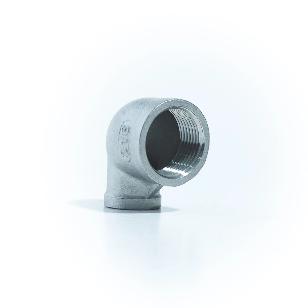 Aci-1a Cotovelo De Redução Aço Inox 304 90 Graus Rosca Fêmea Bsp Ø1.1/2 X 1