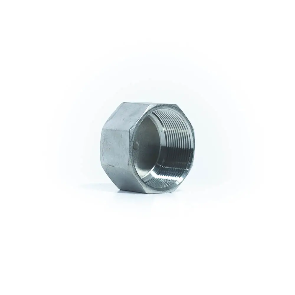 Aci-10 Caps/tampão Sextavado Aço Inox 304 Rosca Bsp Ø1/8