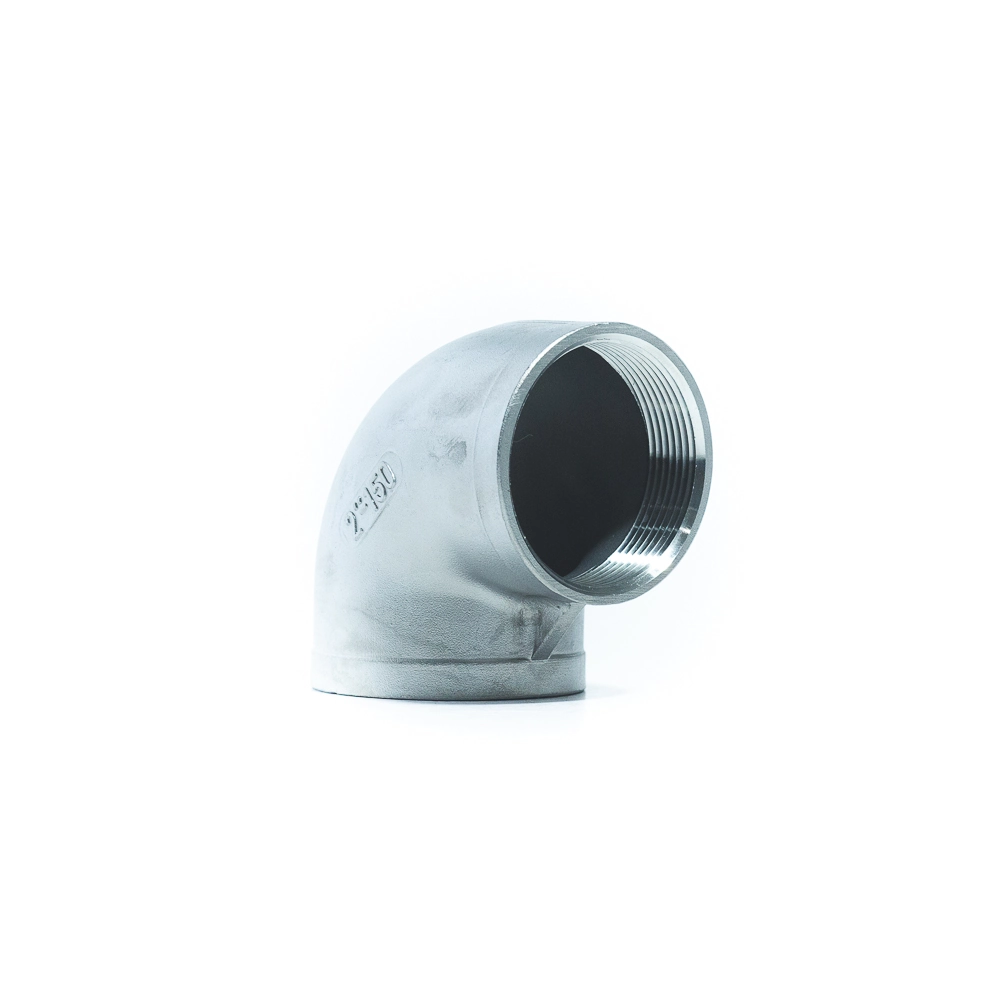 Aci-1 Cotovelo Aço Inox 304 90 Graus Com Rosca Fêmea Tipo De Rosca:npt;selecione O Diâmetro:2