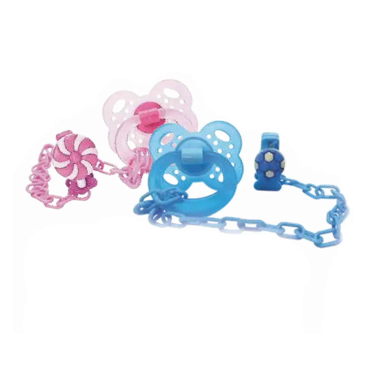 Chupeta Nina Baby Plus C Cordao Azul