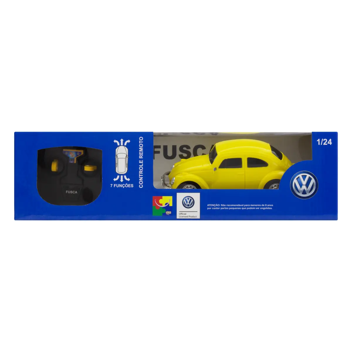 Carrinho Com Controle Remoto Fusca Cks Toys
