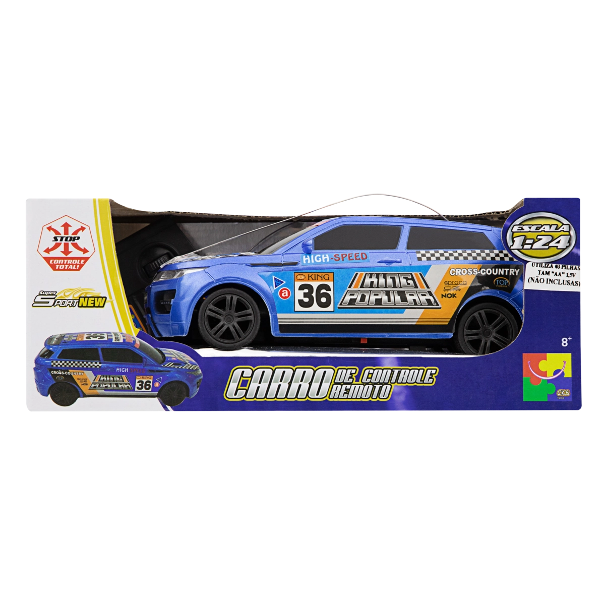 Carrinho Com Controle Remoto Super Sport New Cks Toys