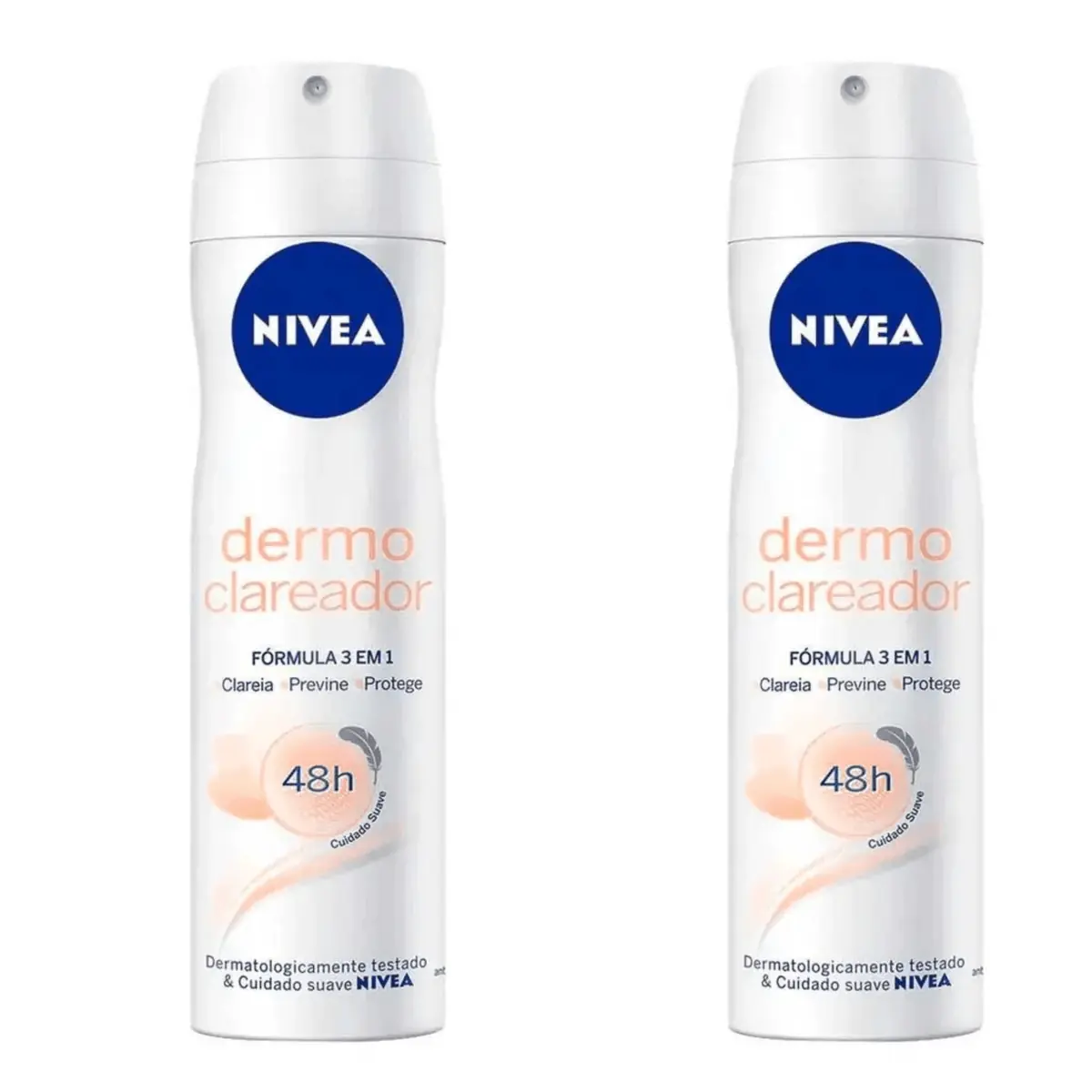 Kit c/2 Unidades de Desodorante Aerosol Nivea Dermo Clareador 150ml