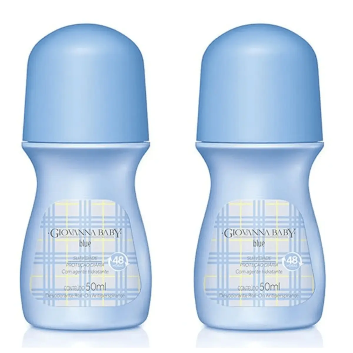 Kit c/2 Unidades de Desodorante Giovanna Baby Rollon Blue 50ml