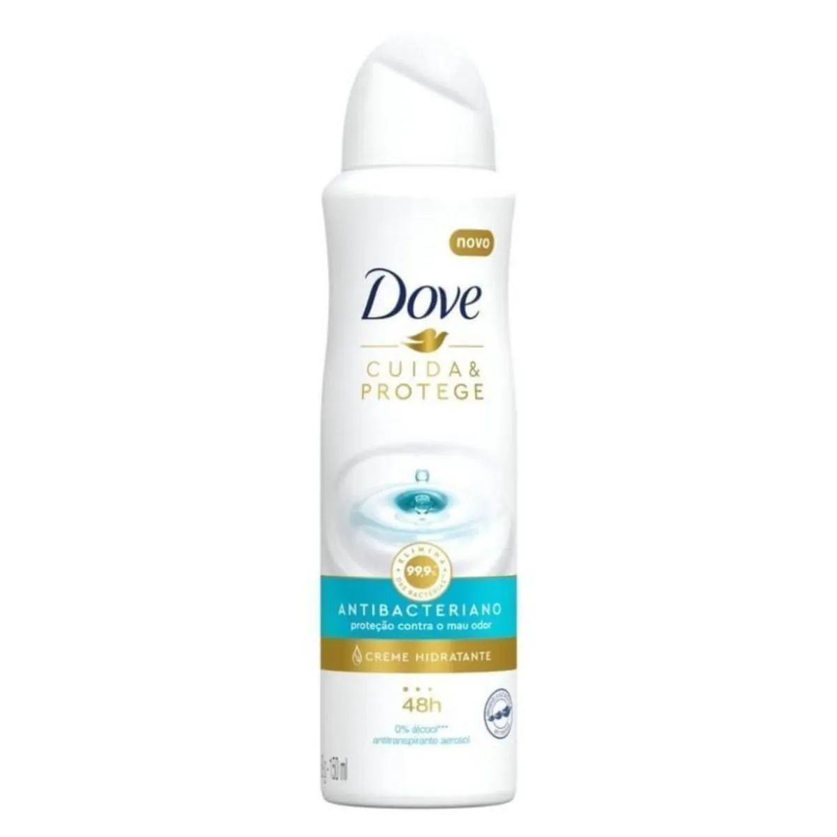 Kit c/2 Unidades de Desodorante Dove Aero Anti Cuida/Protege 150ml