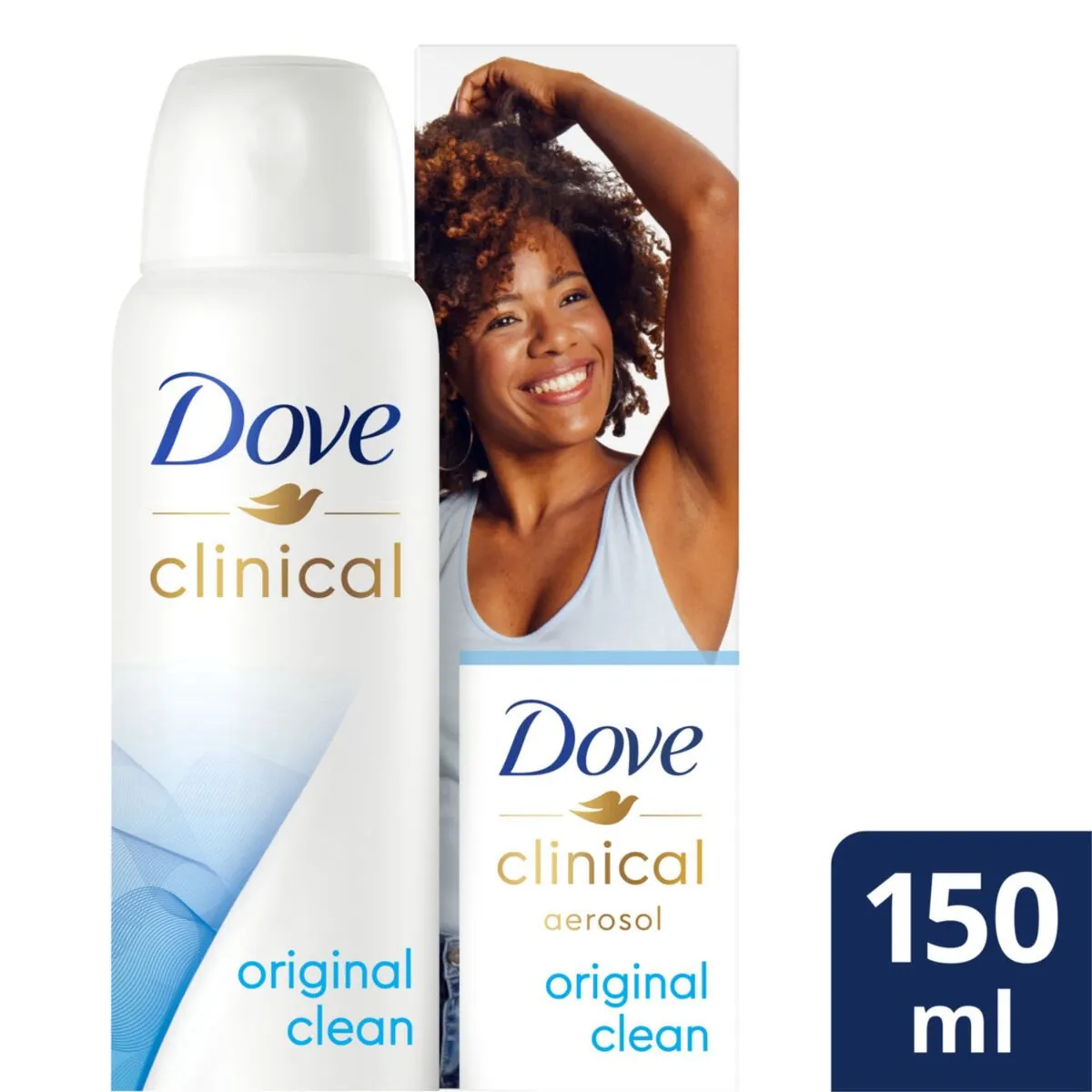 Kit c/2 Unidades de Desodorante Dove Aero Clinical Original Woman
