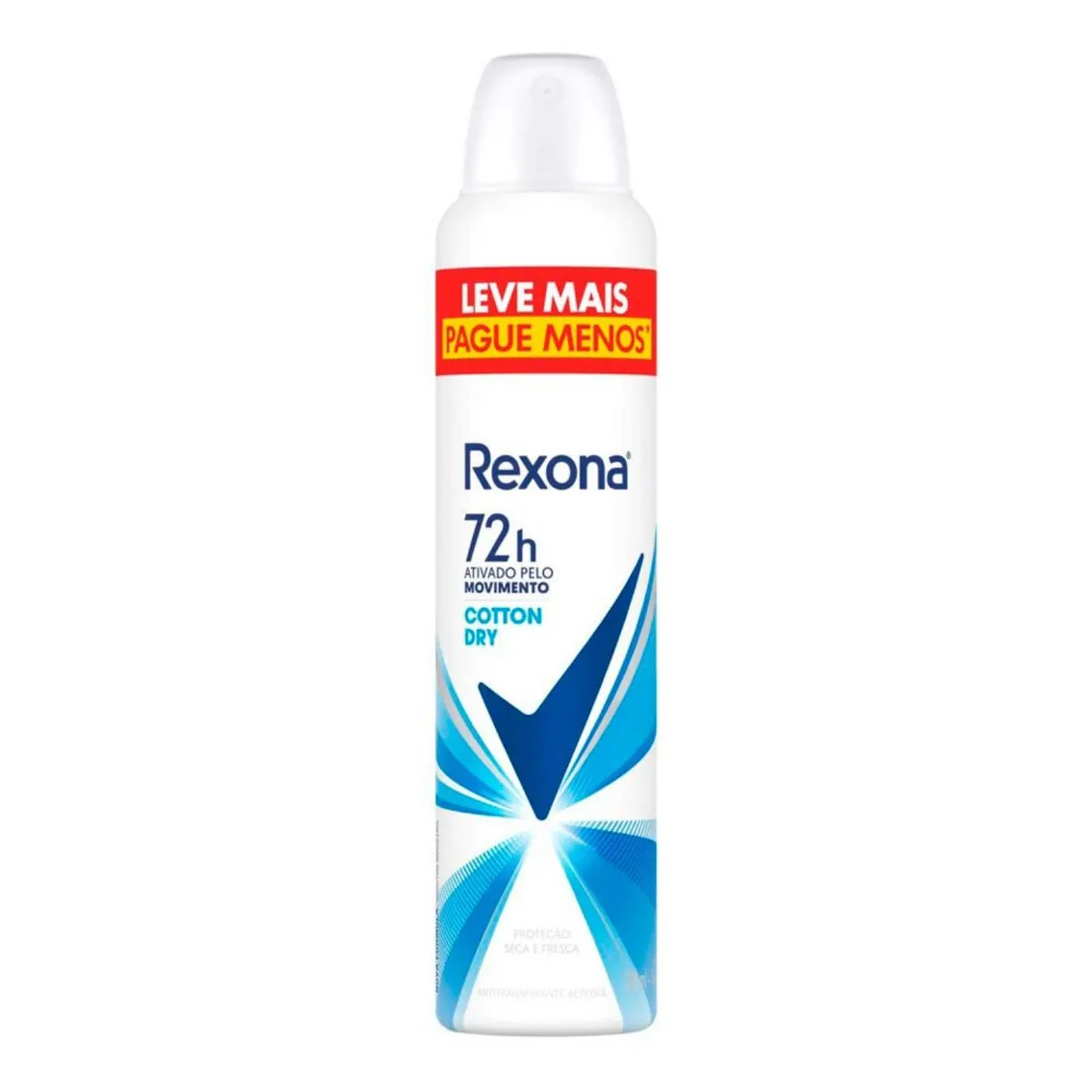 Kit c/2 Unidades de Desodorante Rexona Aero Cotton Dry 250ml