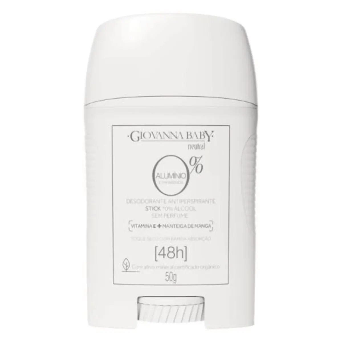 Kit c/2 Unidades de Desodorante Giovanna Baby Stick S/Alumin Neutral 50g
