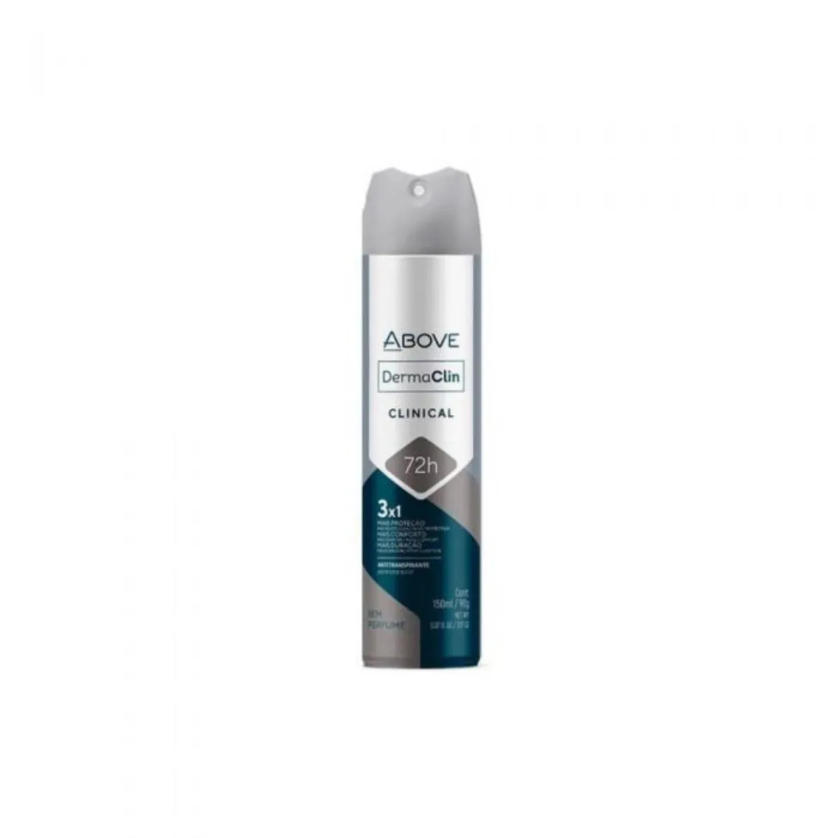 Kit c/2 Unidades de Desodorante Above Dermaclin Clinical Sem Perfume 150mL