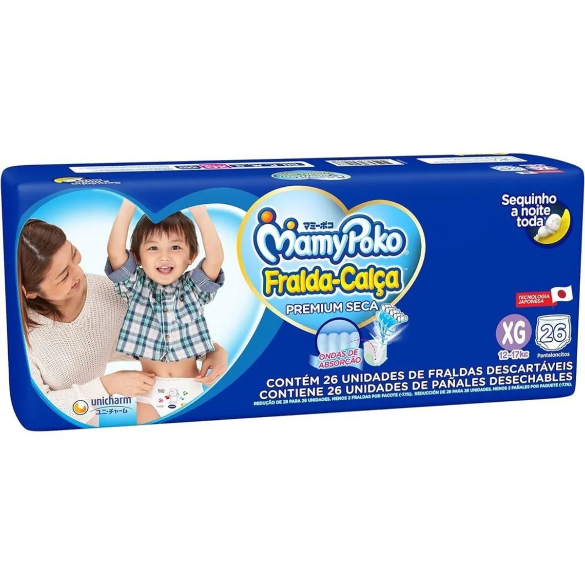 Kit 2 Fraldas Calça Mamypoko Xg Com 26 Unidades cada