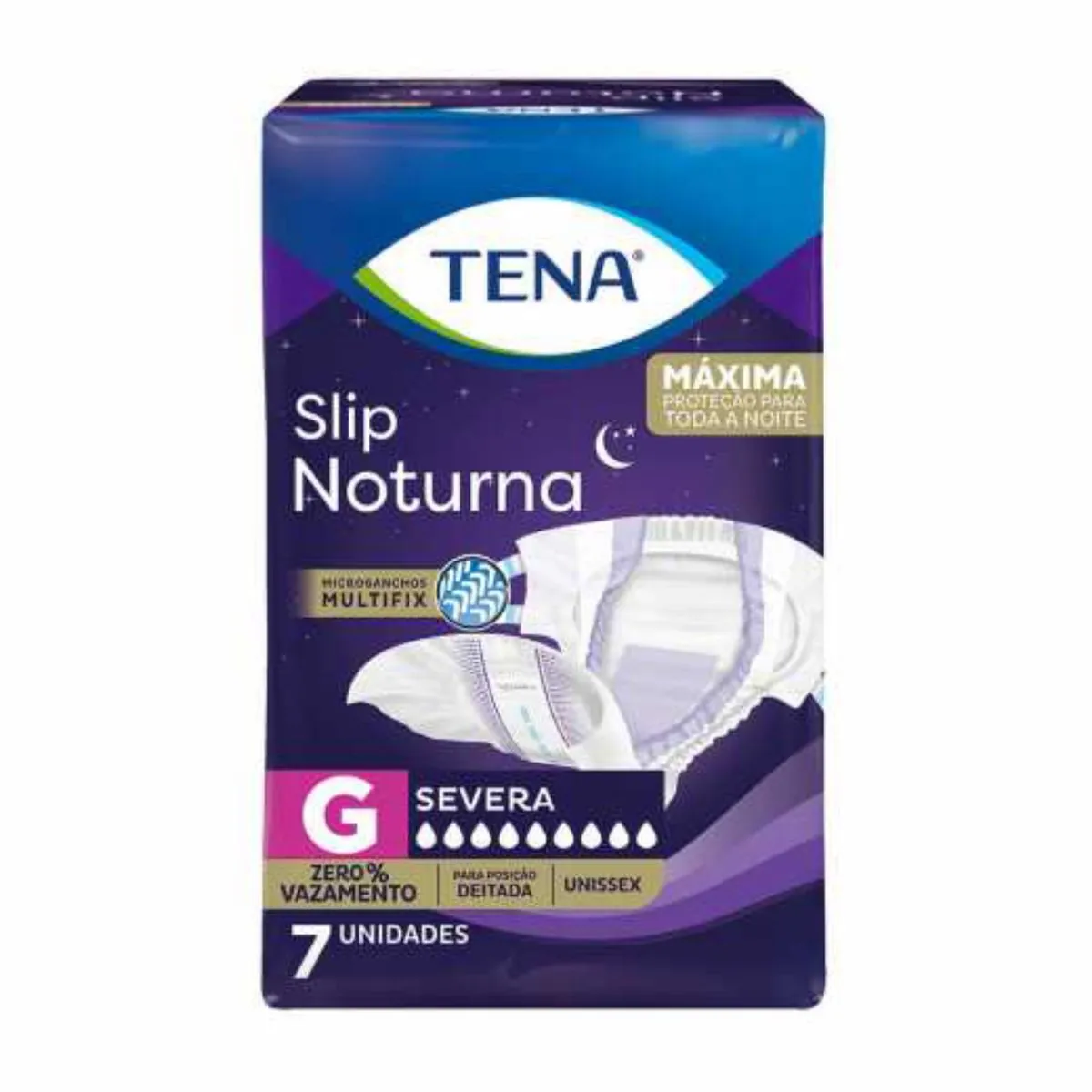 Kit 2 Fraldas Adulto Tena Noturna G 7 Unidades cada
