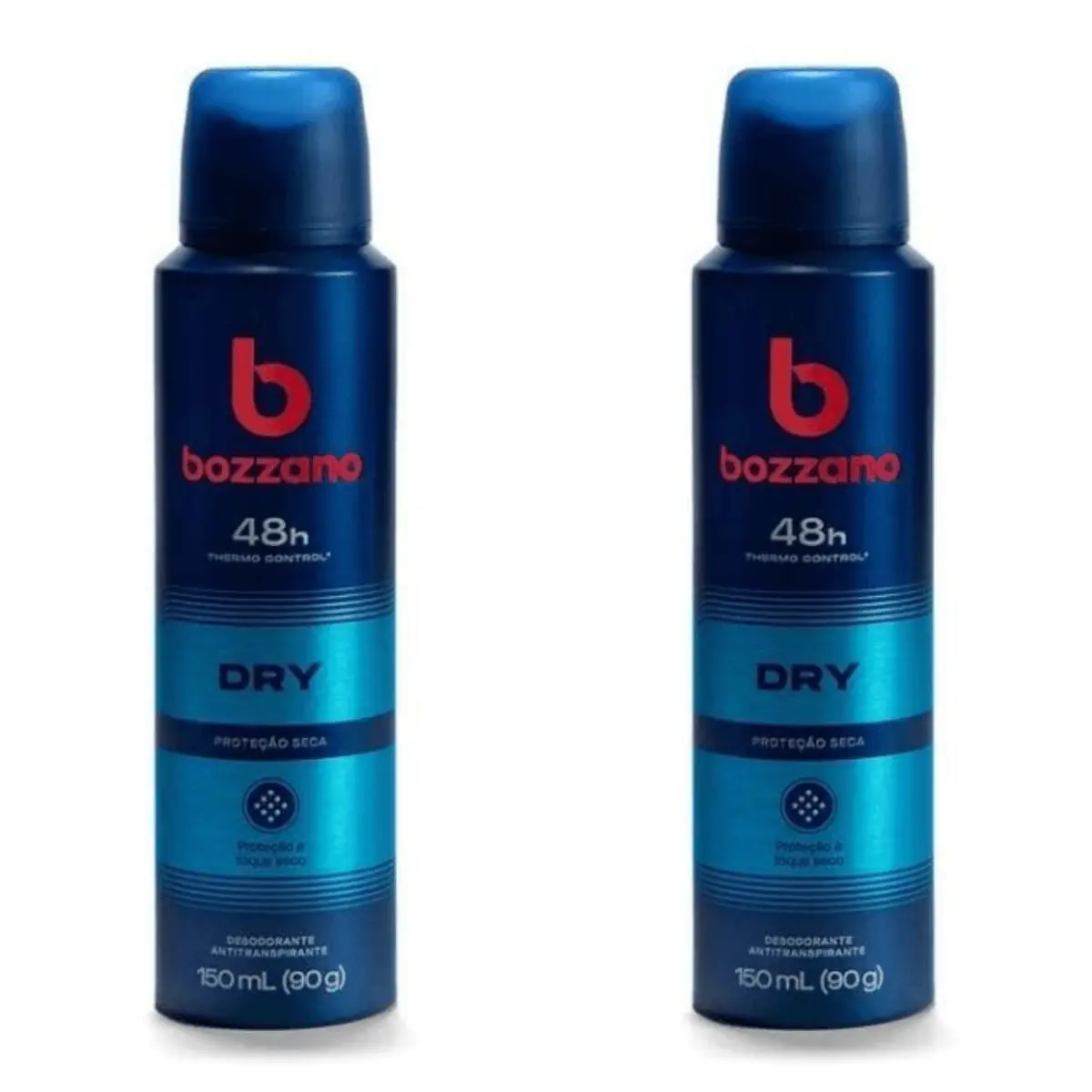 Kit c/2 Unidades de Desodorante Aerosol Bozzano 90g Dry