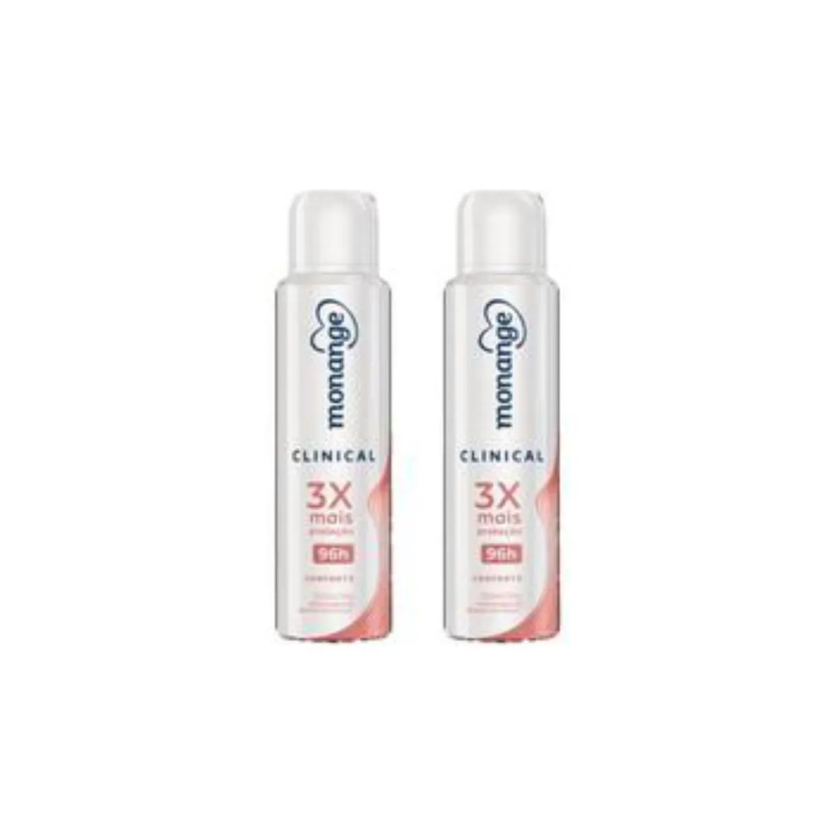 Kit c/2 Unidades de Desodorante Aerosol Monange Clinical 94g Confort