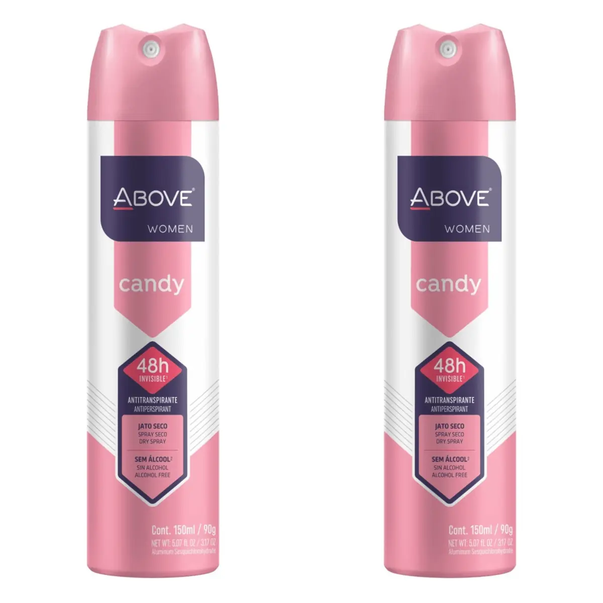 Kit c/2 Unidades de Desodorante Aerosol Bax 150ml Candy Women