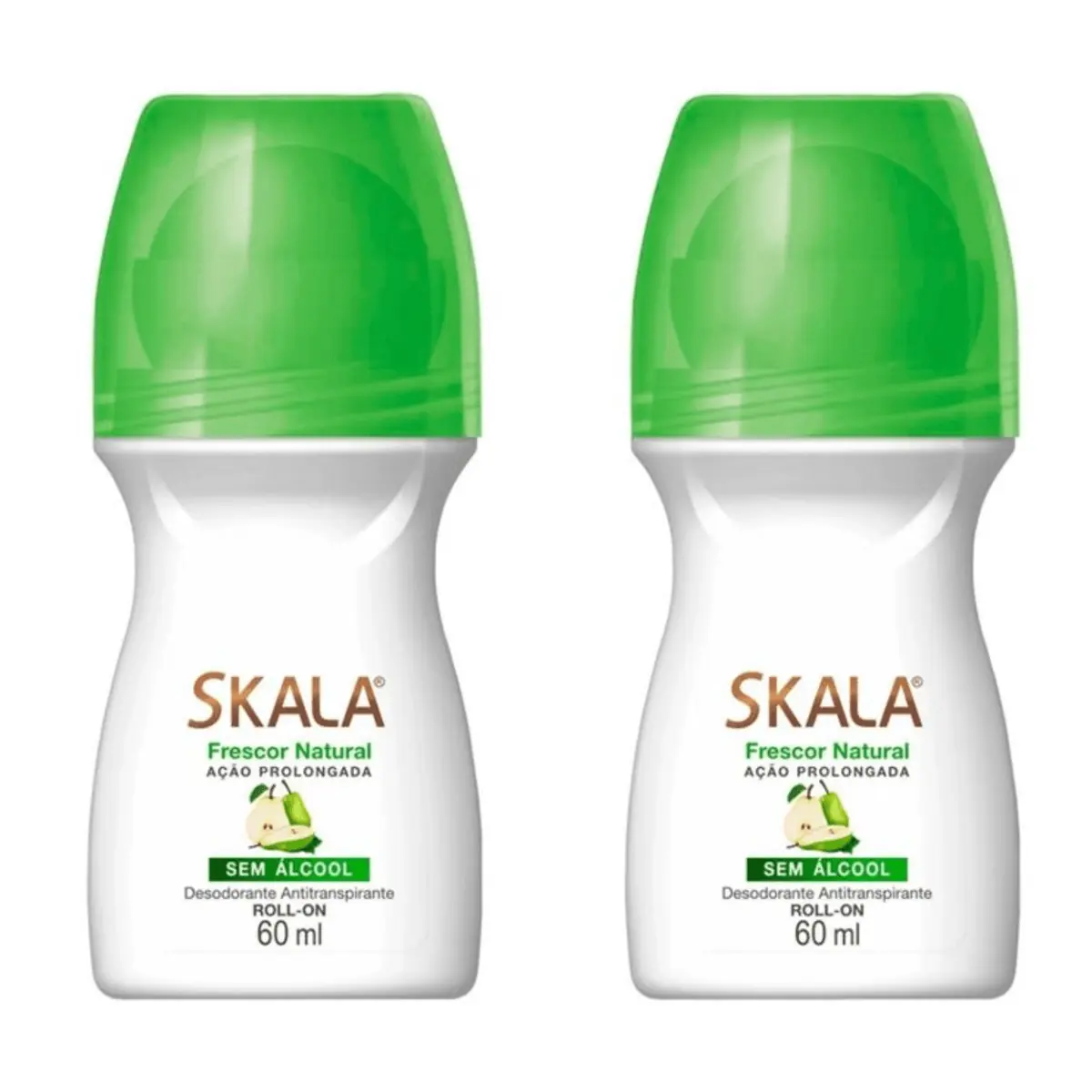 Kit c/2 Unidades de Desodorante Rollon Skala 60ml Frescor