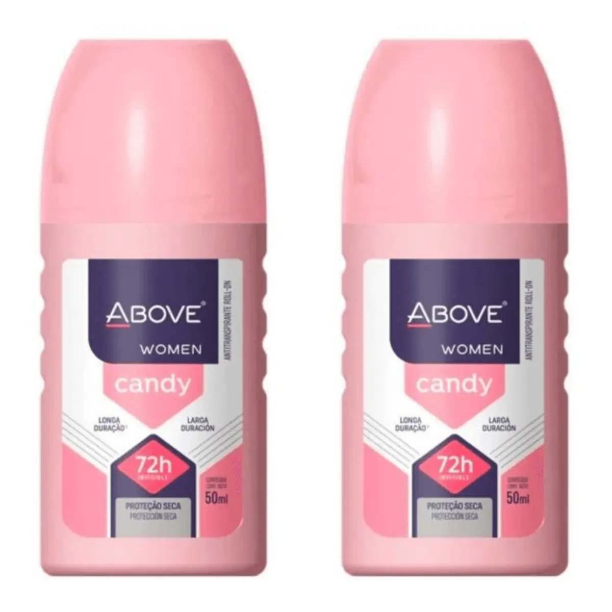 Kit c/2 Unidades de Desodorante Rollon Above 50ml Candy Women