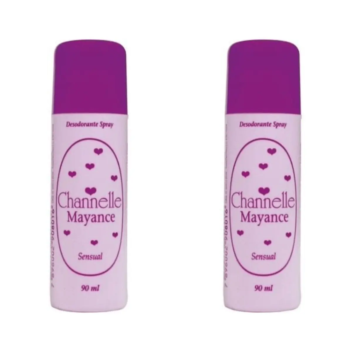 Kit c/2 Unidades de Desodorante Spray Chánnelle 90g Sensual