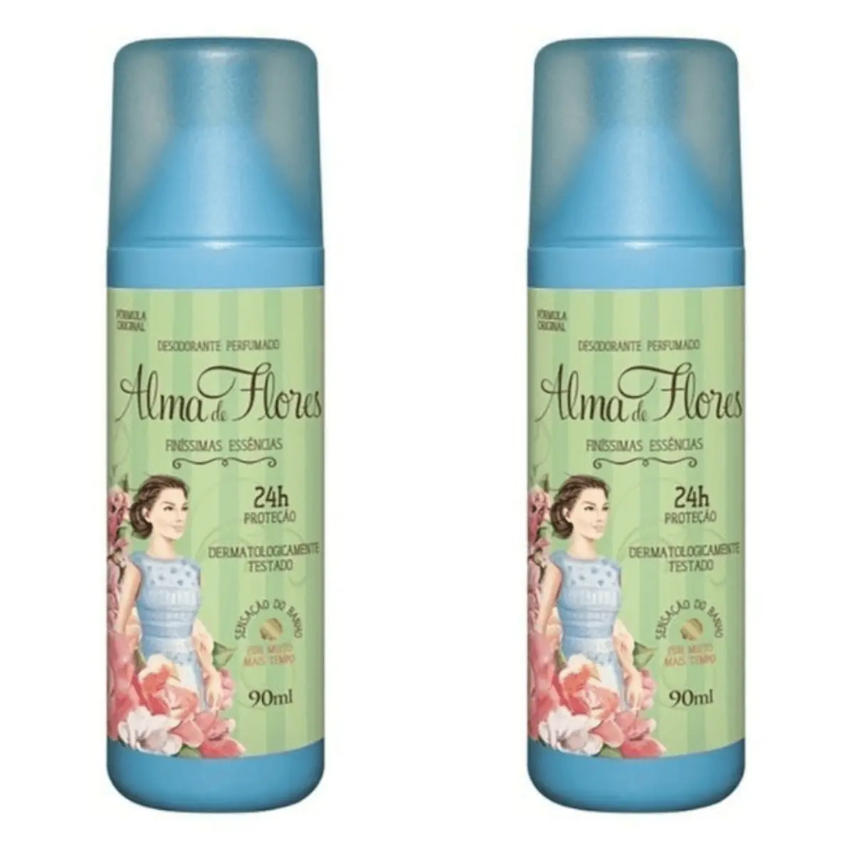 Kit c/2 Unidades de Desodorante Spray Alma De Flores 90ml
