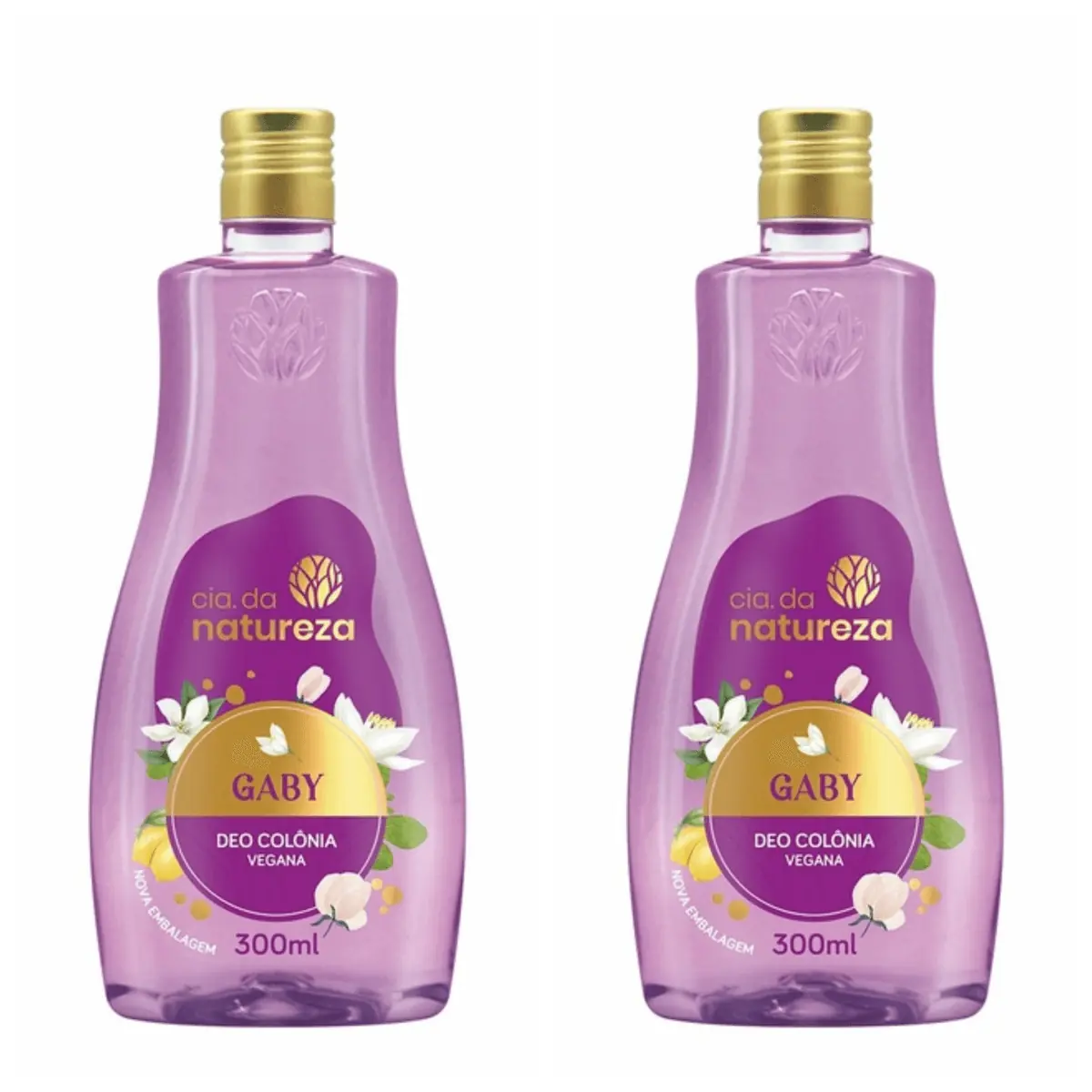 Kit c/2 Unidades de Betulla Cia Desodorante Colônia Gaby 300ml