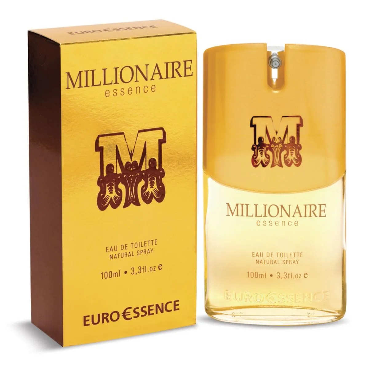 Kit c/2 Unidades de Euroessence Millionaire Essence Desodorante Colonia 100ml