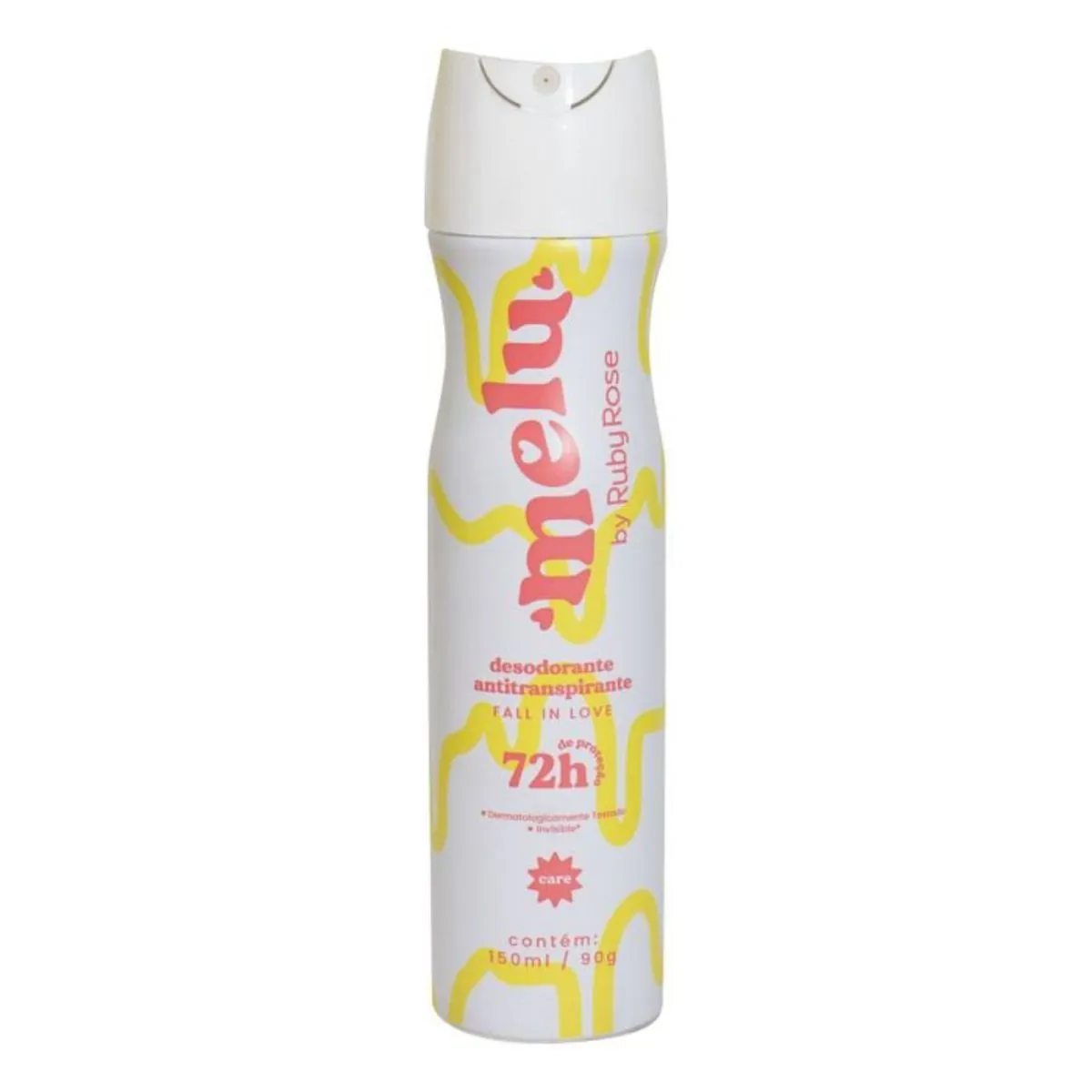 Kit c/4 Unidades de Desodorante Aerosol Fall In Love Melu Rr68014 Ruby Rose