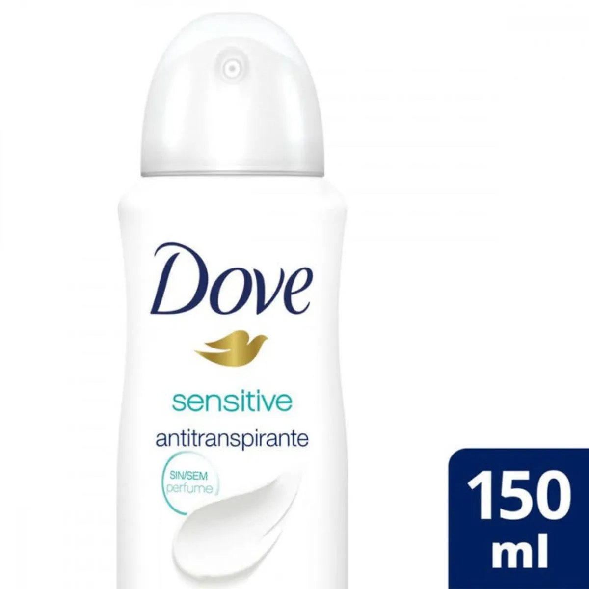 Kit c/4 Unidades de Desodorante Antitranspirante Aerosol Dove Sensitive 150ml