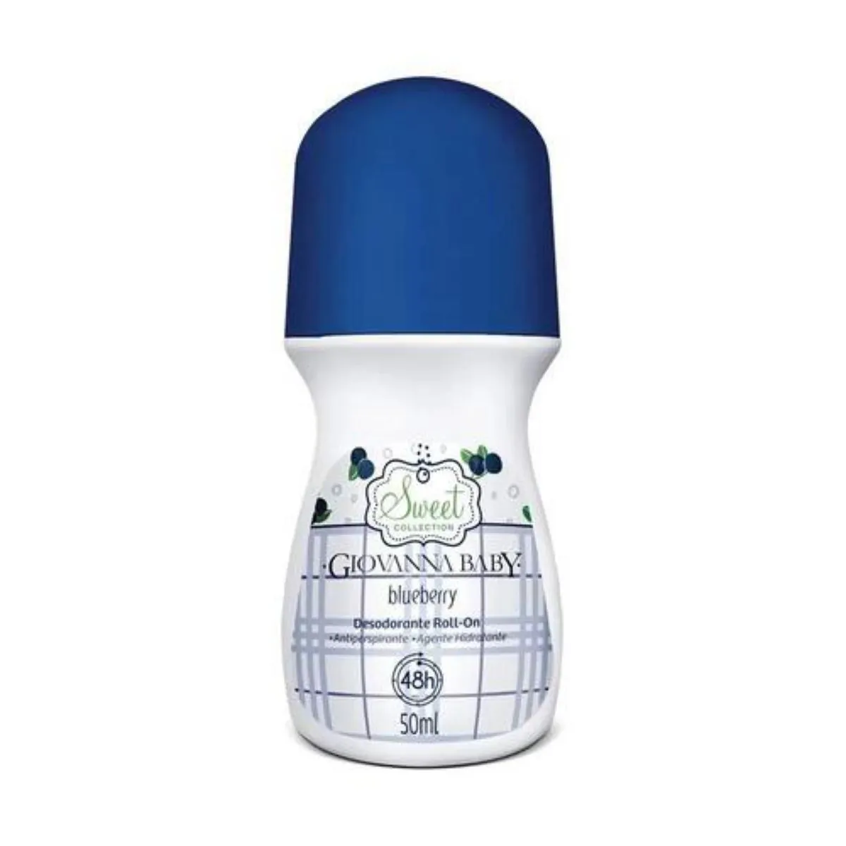 Kit c/4 Unidades de Desodorante Giovanna Baby Rollon Blueberry 50ml