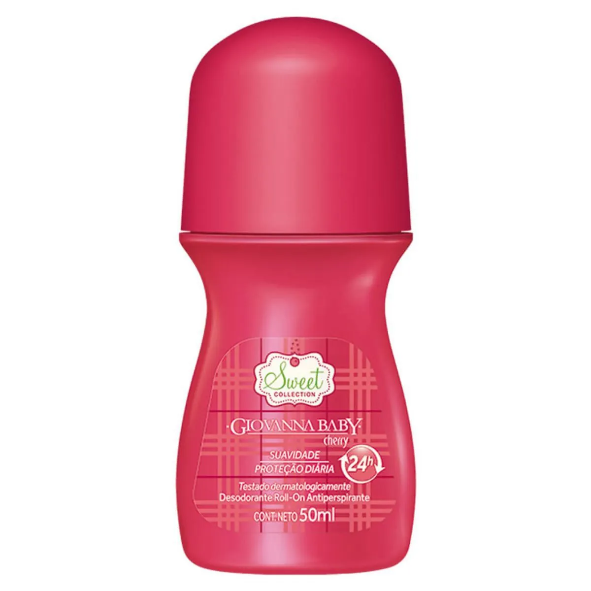 Kit c/4 Unidades de Desodorante Giovanna Baby Rollon Cherry 50ml