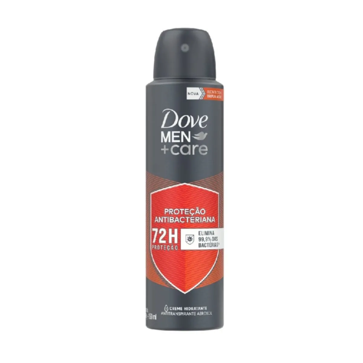 Kit c/4 Unidades de Desodorante Dove Aero Men Proteção Antibacteriana 150ml