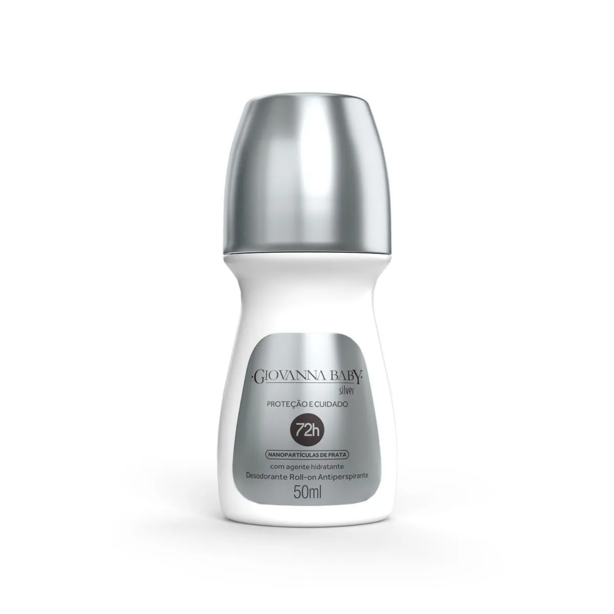 Kit c/4 Unidades de Desodorante Giovanna Baby Rollon Silver 50ml