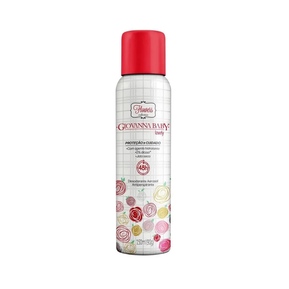 Kit c/4 Unidades de Desodorante Giovanna Baby Aero Lovely 150ml
