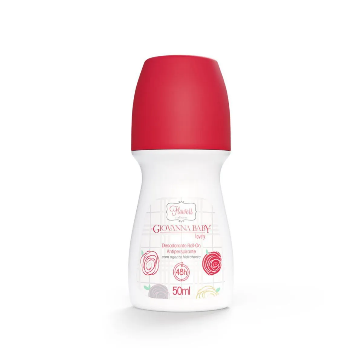 Kit c/4 Unidades de Desodorante Giovanna Baby Rollon Lovely 50ml