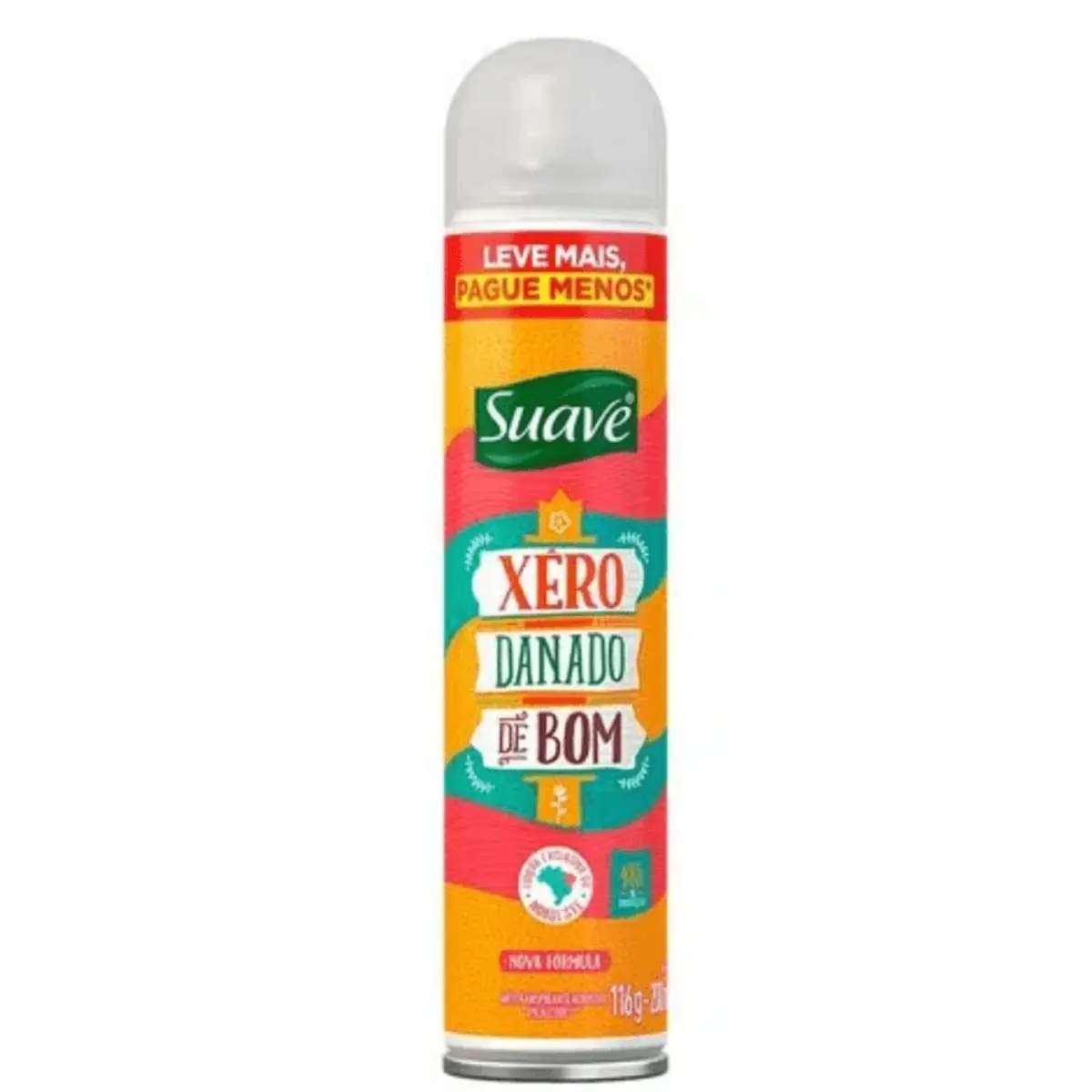 Kit c/4 Unidades de Desodorante Suave Aero Xero Dan Bom 200ml