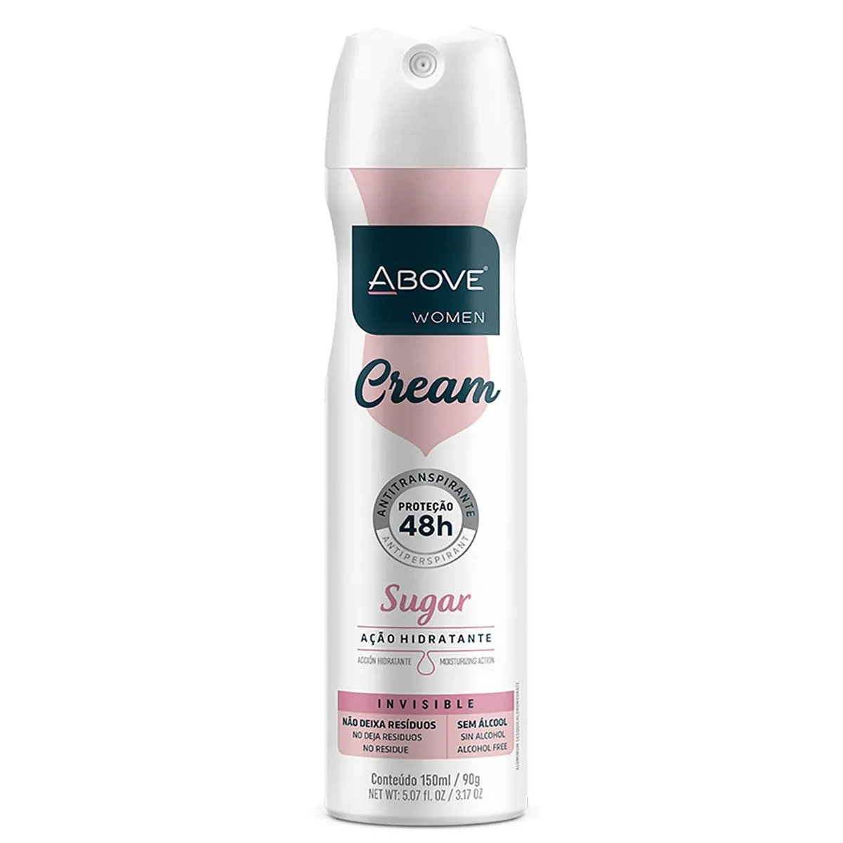 Kit c/4 Unidades de Above Women Desodorante Aerossol Cream Sugar 150ml