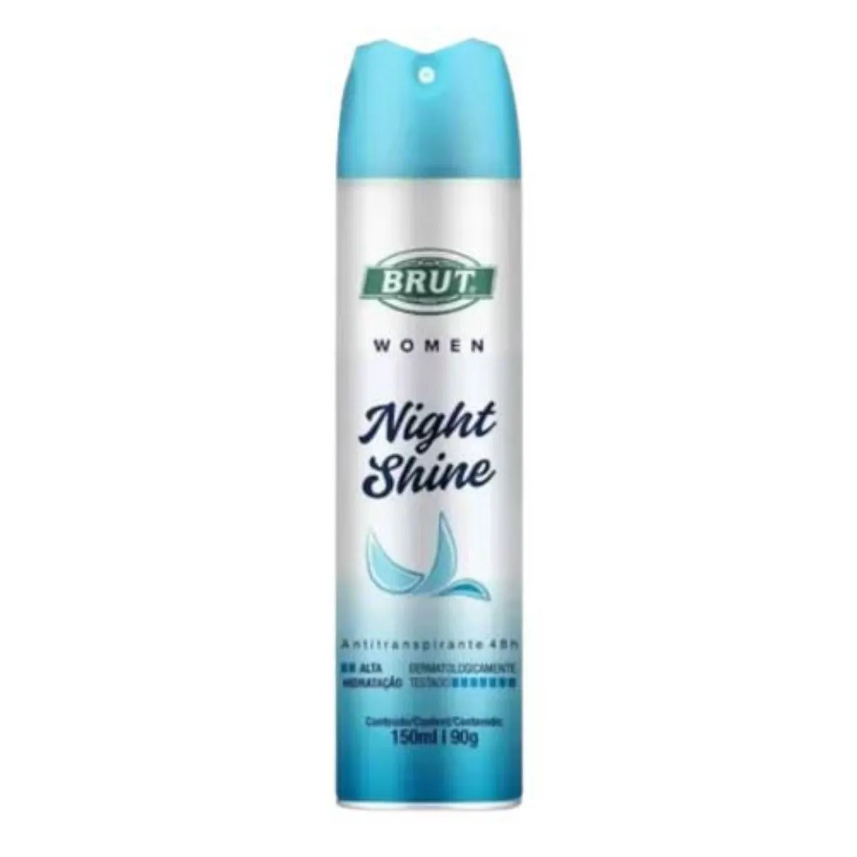 Kit c/4 Unidades de Desodorante Aerosol Brut 150ml Feminino Night Shine