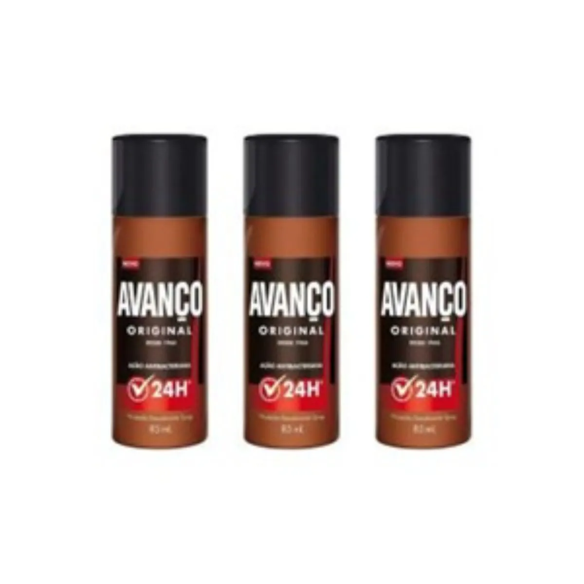 Kit c/3 Unidades de Desodorante Spray Avanço 85ml Original