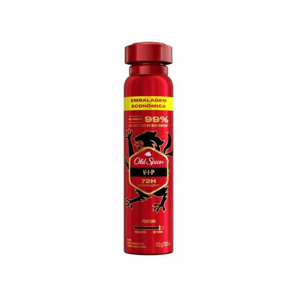 Kit c/4 Unidades de Desodorante Aerosol Jato Seco Old Vip 120g