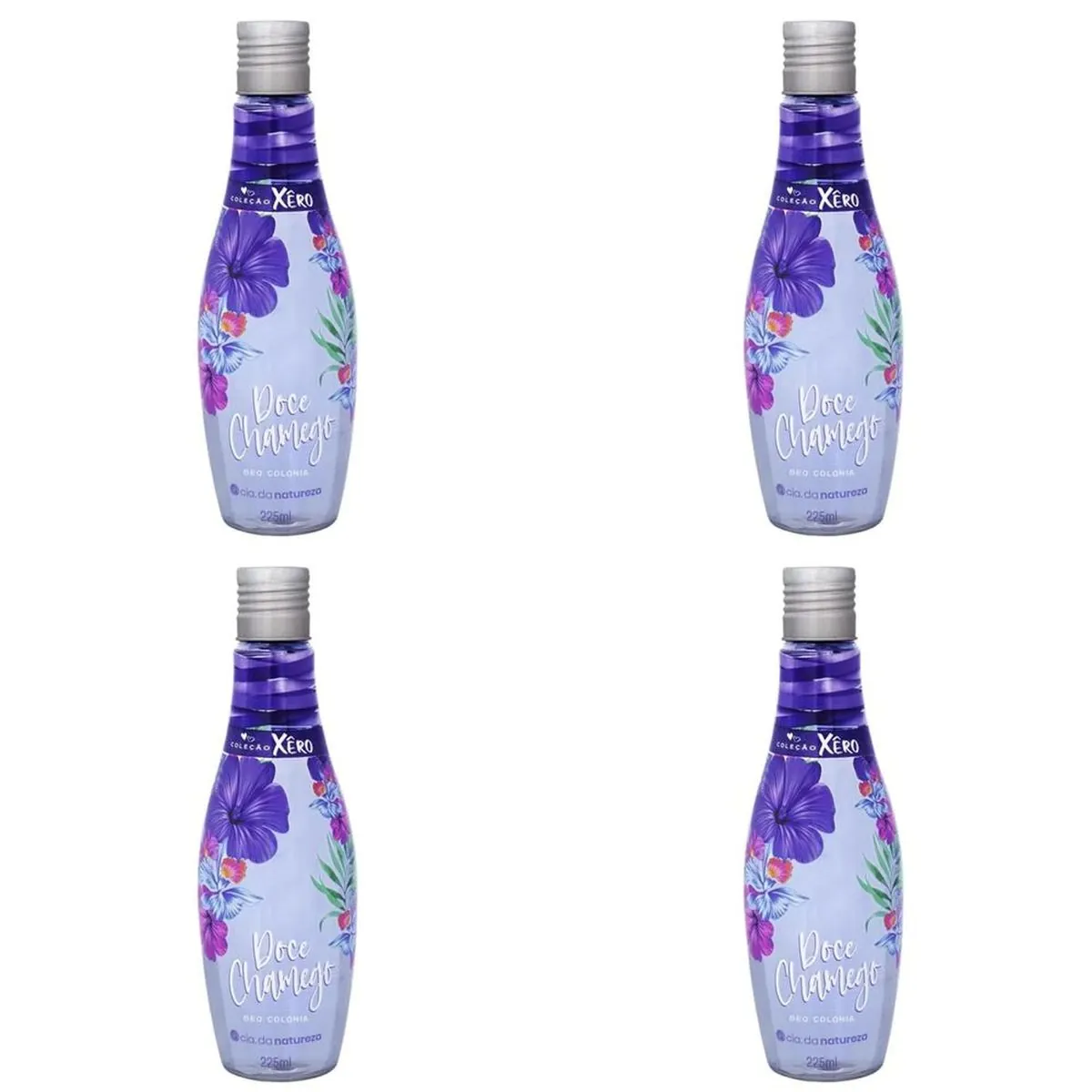 Kit c/4 Unidades de Desodorante Colônia Doce Chamego 225ml