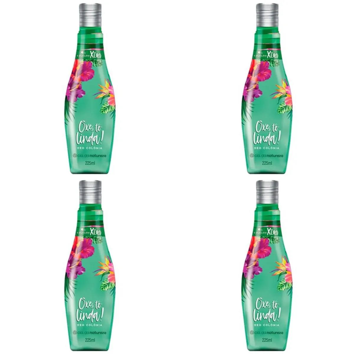 Kit c/4 Unidades de Desodorante Colônia Ôxe Tô Linda 225ml
