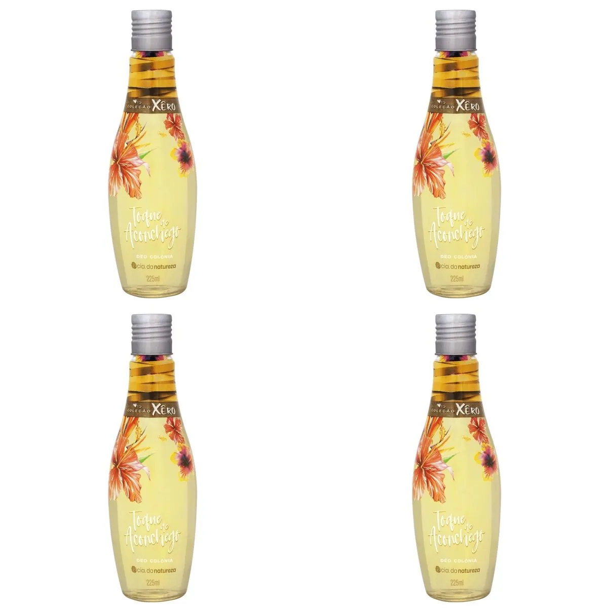 Kit c/4 Unidades de Desodorante Colônia Toque de Aconchego 225ml